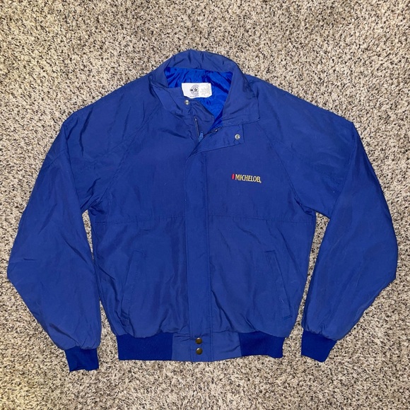 Jackets & Coats Vintage Michelob Beer Bomber Jacket Poshmark